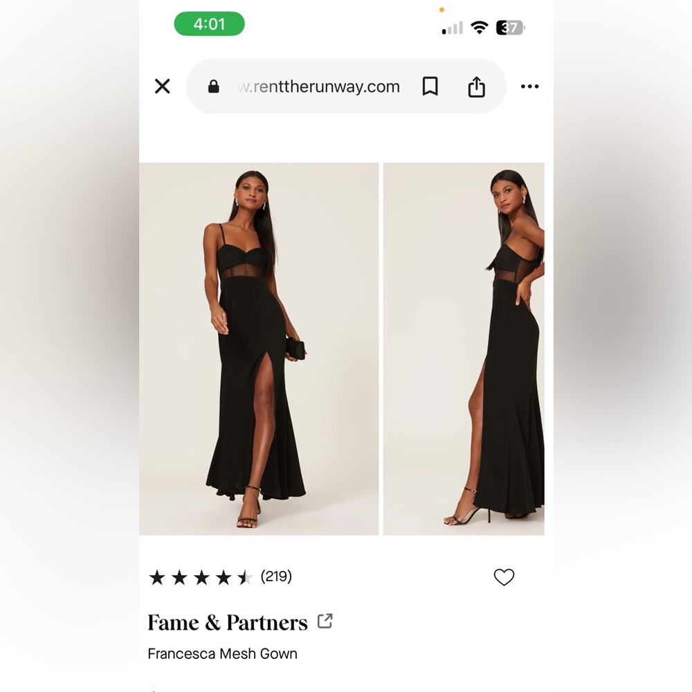 Fame and Partners - Rent The Runway dress